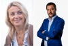 Fabrizia Pecunia e Matteo Salvini
