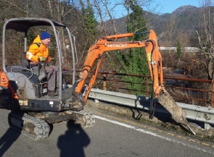 Beverino, aperto il cantiere per il ponte sulla SP 17