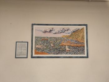 “Il rifiuto non esiste”, un quadro realizzato dai detenuti del carcere della Spezia