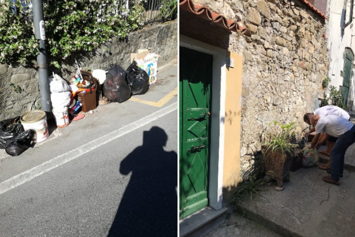 Rifiuti abbandonati, a Monterosso aumentano i controlli