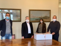 Arquati riconverte la produzione e dona 1000 mascherine alla Spezia
