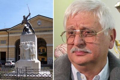Lo scultore spezzino Mismas a Crema per commemorare Arturo Dazzi