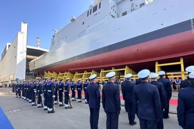 Varato ai Cantieri del Muggiano il Pattugliatore d’Altura “Ruggero Di Lauria”