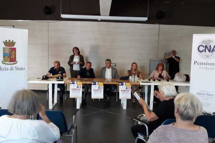 Cna Pensionati e Polizia di Stato a Bolano per sensibilizzare contro truffe e raggiri