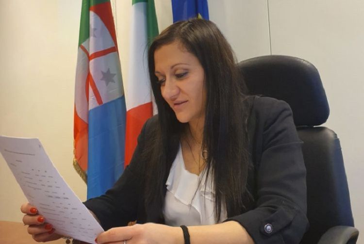 La Consigliera regionale Veronica Russo all&#039;inaugurazione della Festa dei Patrioti