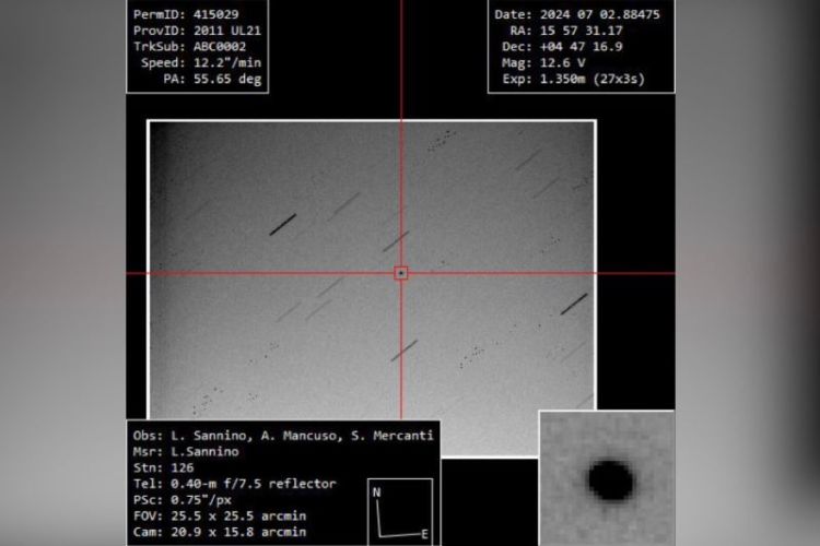 Rinasce la ricerca all’Osservatorio Luciano Zannoni, sotto osservazione l'asteroide 2011 UL21