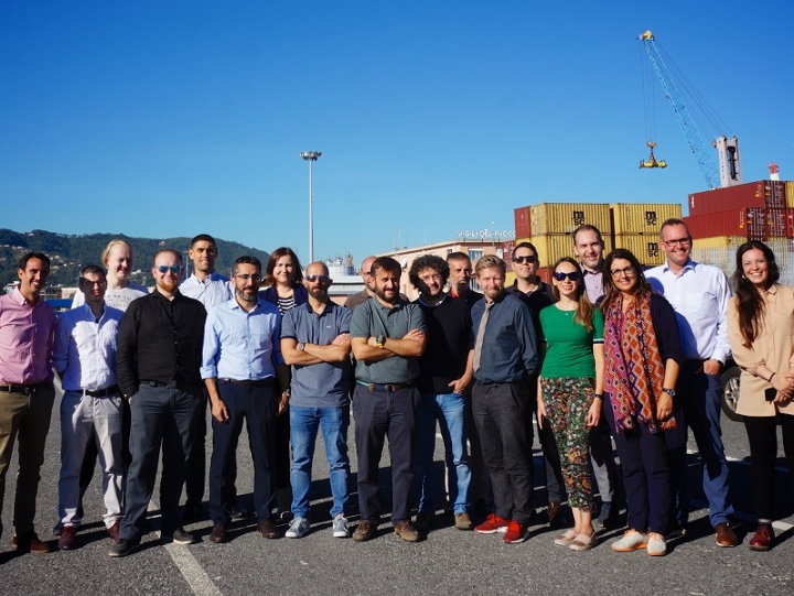 Una delegazione del progetto Intermodel EU in visita alla Spezia