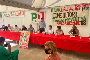 Il convegno sulla sanità del PD al campetto del Limone