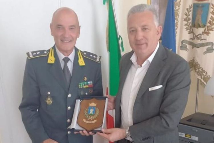 Peracchini incontra il Generale Cristiano Zaccagnini, nuovo Comandante Regionale della Guardia di Finanza