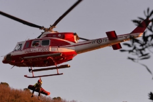 Elicottero Vigili del Fuoco