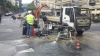 Si rompe un tubo dell&#039;acqua, strada bloccata in Via Fiume