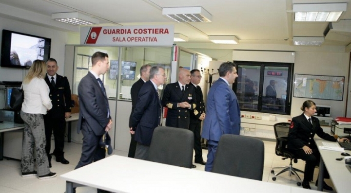 Visita ufficiale del Presidente Toti alla Capitaneria di Porto della Spezia