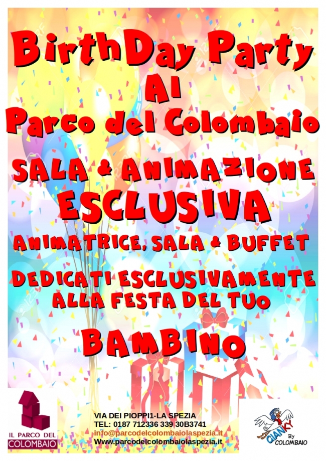 Birthday party al PARCO DEL COLOMBAIO