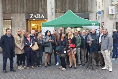 Gazebo della Lega alla Spezia