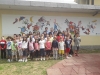 Un orto didattico e un murales: gli spazi esterni della scuola di Sesta Godano tornano alla comunità