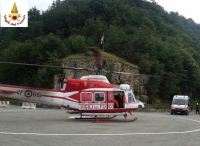 Incidente a Mattarana, motociclista trasportato al San Martino di Genova