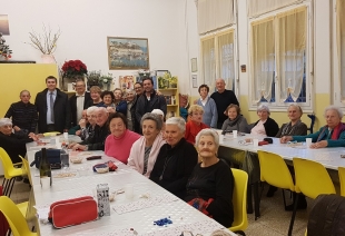 Il Consiglio Comunale in visita al Centro Anziani del Favaro