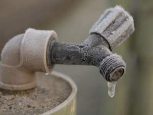 Possibilità di gelate: a rischio tubature e contatori dell&#039;acqua