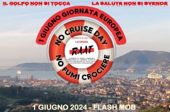 “NO CRUISE DAY”, alla Spezia presidio davanti al Comune