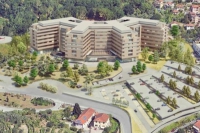 Rendering del nuovo ospedale Felettino