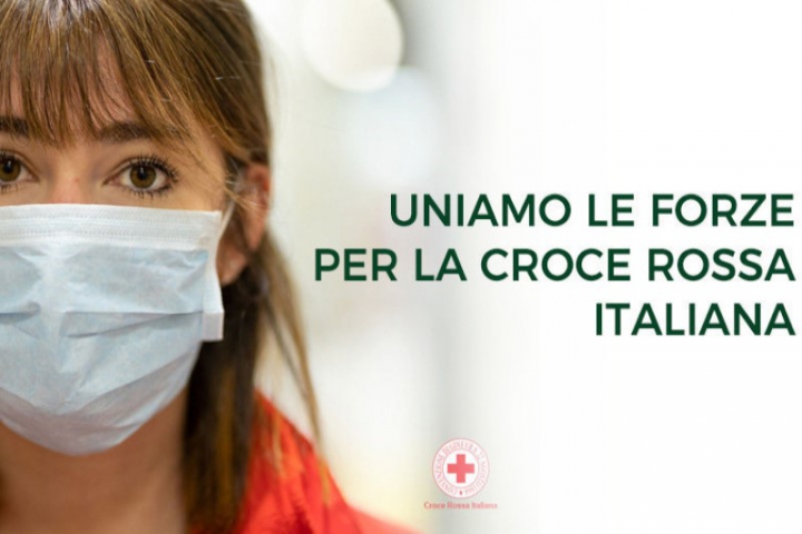 la raccolta fondi per la Croce Rossa Italiana