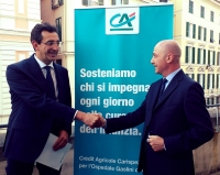 Sancita la partnership tra Crédit Agricole e Istituto Gaslini